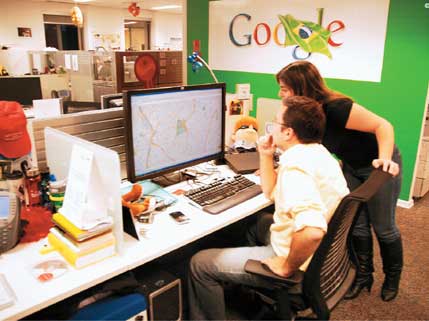 Google Brasil, em SP: para estimular caronas na empresa, mashup mostra quem mora perto